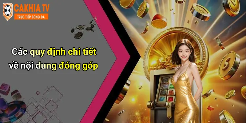Các quy định chi tiết về nội dung đóng góp