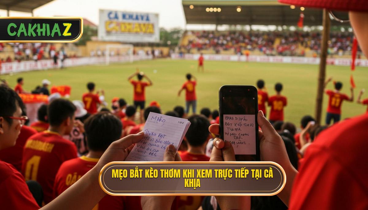 Mẹo Bắt Kèo Thơm Khi Xem Trực Tiếp Tại Cà Khịa
