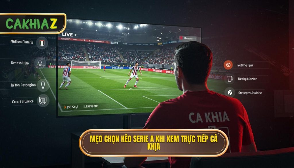 Mẹo Chọn Kèo Serie A Khi Xem Trực Tiếp Cà Khịa