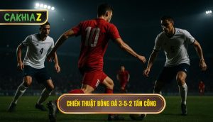 Chiến thuật bóng đá 3-5-2 tấn công